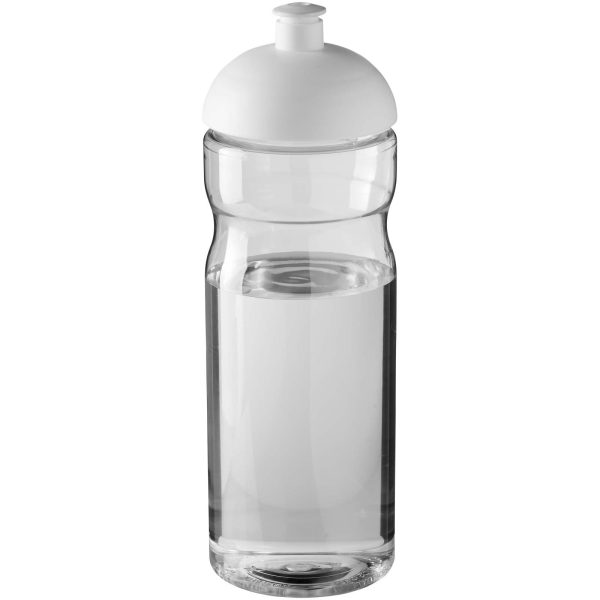 Bidon H2O Eco o pojemności 650 ml z wypukłym wieczkiem P072617C przezroczysty / biały
