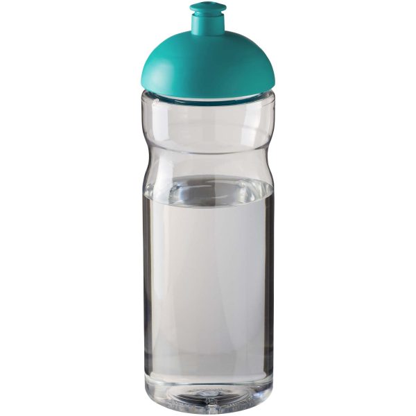 Bidon H2O Eco o pojemności 650 ml z wypukłym wieczkiem P072617C przezroczysty / błękitny