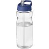 Bidon H2O Eco o pojemności 650 ml z wieczkiem z dzióbkiem P072638C przezroczysty / niebieski