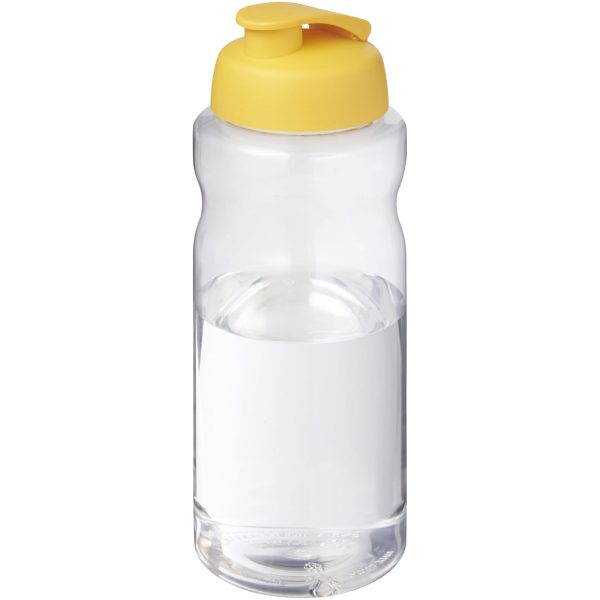 H2O Active® Big Base bidon z wieczkiem zaciskowym o pojemności 1 litra P076960C żółty