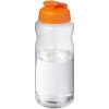 H2O Active® Big Base bidon z wieczkiem zaciskowym o pojemności 1 litra P076960C pomarańczowy