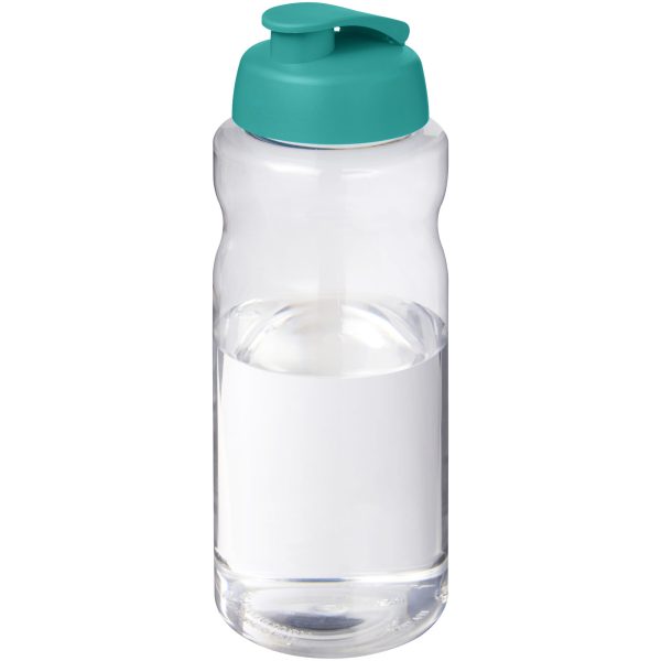 H2O Active® Big Base bidon z wieczkiem zaciskowym o pojemności 1 litra P076960C morski