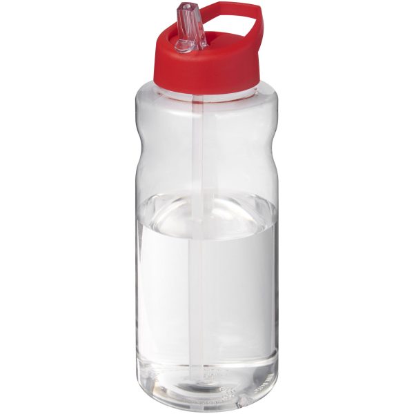 H2O Active® Big Base bidon z dzióbkiem o pojemności 1 litra P076968C czerwony