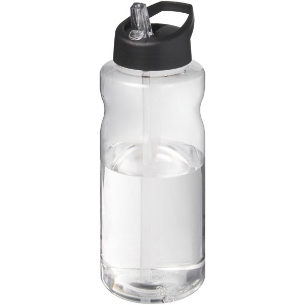 H2O Active® Big Base bidon z dzióbkiem o pojemności 1 litra P076968C czarny