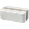 MIYO Renew jednoczęściowy lunchbox P077257C kość słoniowa / szary kamienny