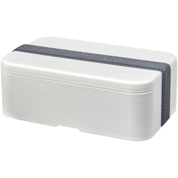 MIYO Renew jednoczęściowy lunchbox P077257C kość słoniowa / szary