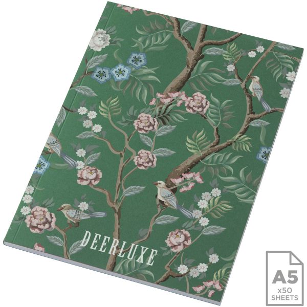Notatnik A5 Novella Austen z miękką okładką, 50 kartek P109915C zielony