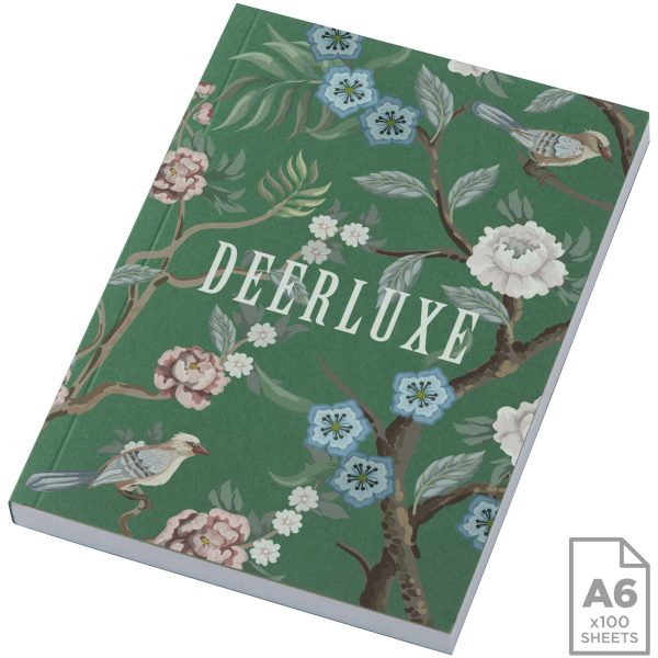 Notatnik A6 Novella Austen z miękką okładką, 100 kartek P109922C zielony