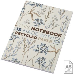 Notatnik A5 Novella Austen z miękką okładką z materiału z recyklingu, 50 kartek P109941C PFC-210249-W