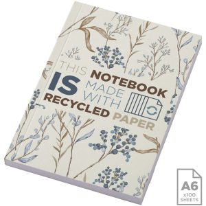 Notatnik A6 Novella Austen z miękkiej okładki z materiału z recyklingu, 100 kartek P109946C PFC-210262-W