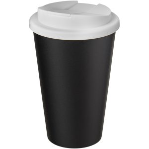 Kubek Americano® Eco z recyklingu o pojemności 350 ml z pokrywą odporną na zalanie P073573C PFC-210425-W