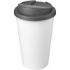 Kubek Americano® Eco z recyklingu o pojemności 350 ml z pokrywą odporną na zalanie P073573C szary / biały