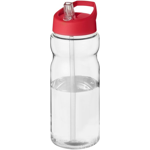 Bidon H2O Active® Base Tritan™ o pojemności 650 ml z dzióbkiem P074897C przezroczysty bezbarwny / czerwony