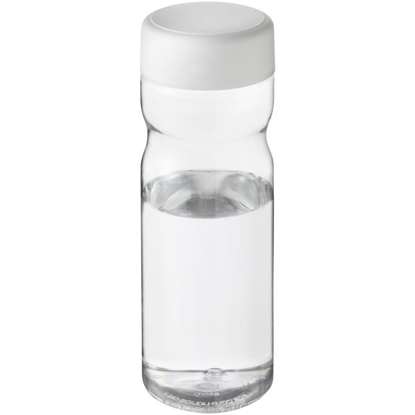 Bidon H2O Active® Base Tritan™ o pojemności 650 ml z zakrętką P074911C przezroczysty bezbarwny / biały