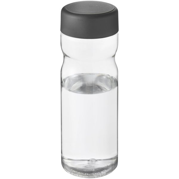 Bidon H2O Active® Base Tritan™ o pojemności 650 ml z zakrętką P074911C przezroczysty bezbarwny / szary