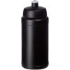 Baseline 500 ml butelka sportowa z recyklingu P074251C czarny