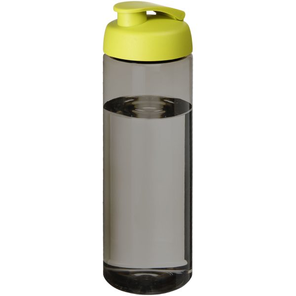 H2O Active® Eco Vibe 850 ml, bidon sportowy z odchylaną pokrywką P075886C ciemnografitowy / limonka