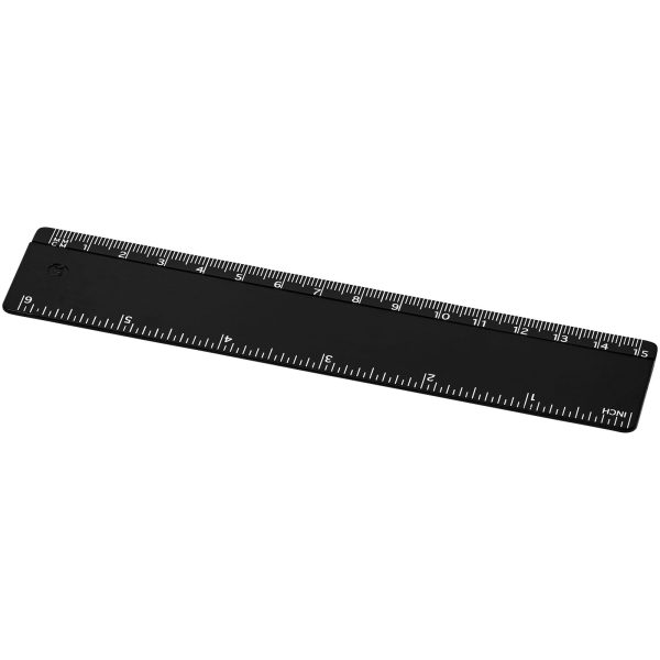 Linijka Renzo o długości 15 cm wykonana z tworzywa sztucznego P069471C czarny