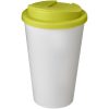 Americano® 350 ml tumbler with spill-proof lid P072745C biały / limonka