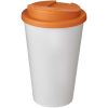 Americano® 350 ml tumbler with spill-proof lid P072745C biały / pomarańczowy