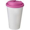 Americano® 350 ml tumbler with spill-proof lid P072745C biały / magenta