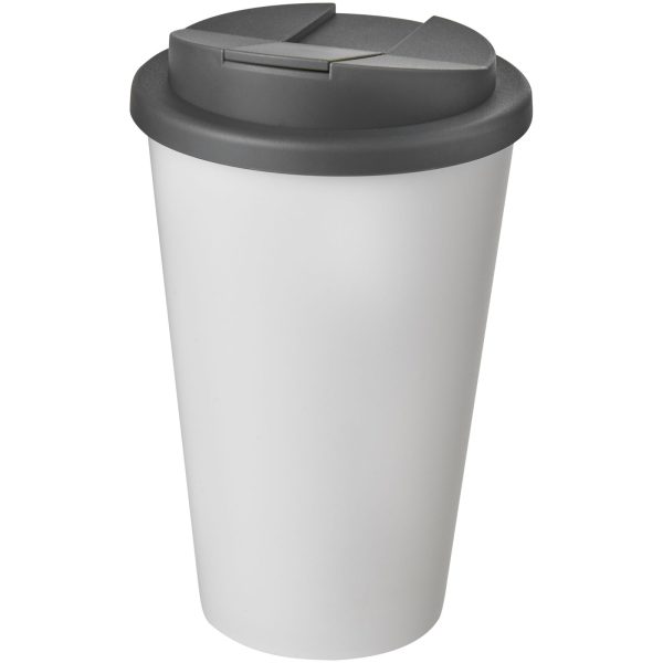 Americano® 350 ml tumbler with spill-proof lid P072745C biały / szary