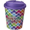 Brite-Americano® Espresso 250 ml tumbler with spill-proof lid P072802C biały / fioletowy