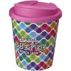Brite-Americano® Espresso 250 ml tumbler with spill-proof lid P072802C biały / różowy
