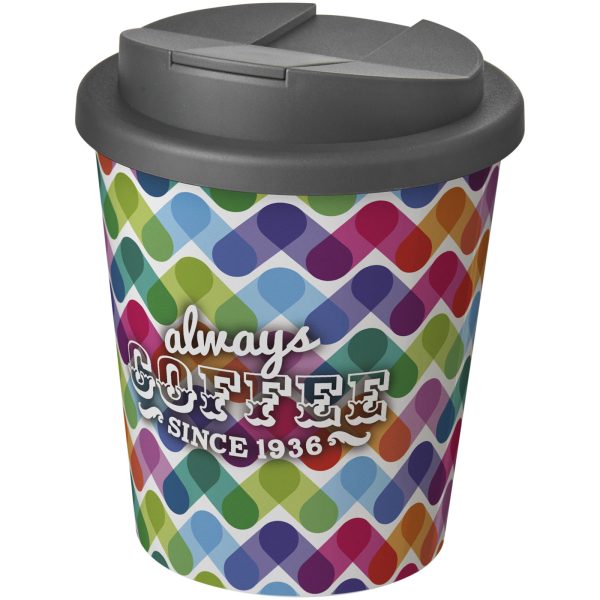 Brite-Americano® Espresso 250 ml tumbler with spill-proof lid P072802C biały / szary