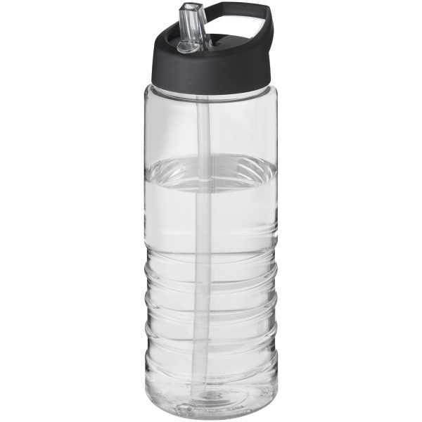 Bidon H2O Treble o pojemności 750 ml z wieczkiem z dzióbkiem P069701C przezroczysty / czarny