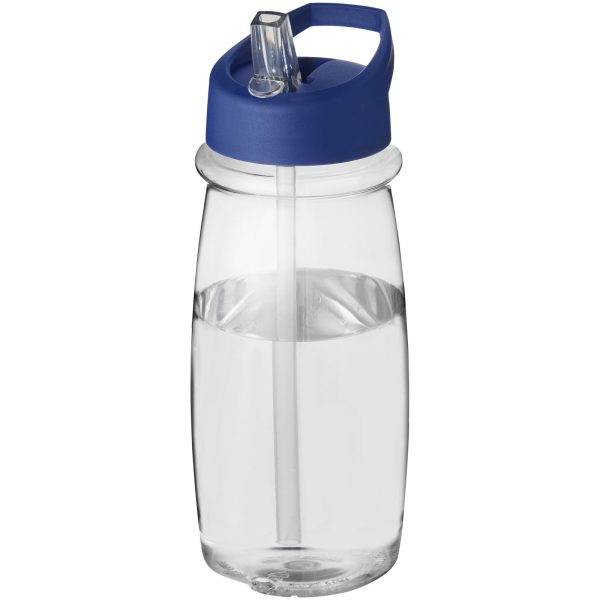 Bidon H2O Pulse o pojemności 600 ml z wieczkiem z dzióbkiem P069715C przezroczysty / niebieski