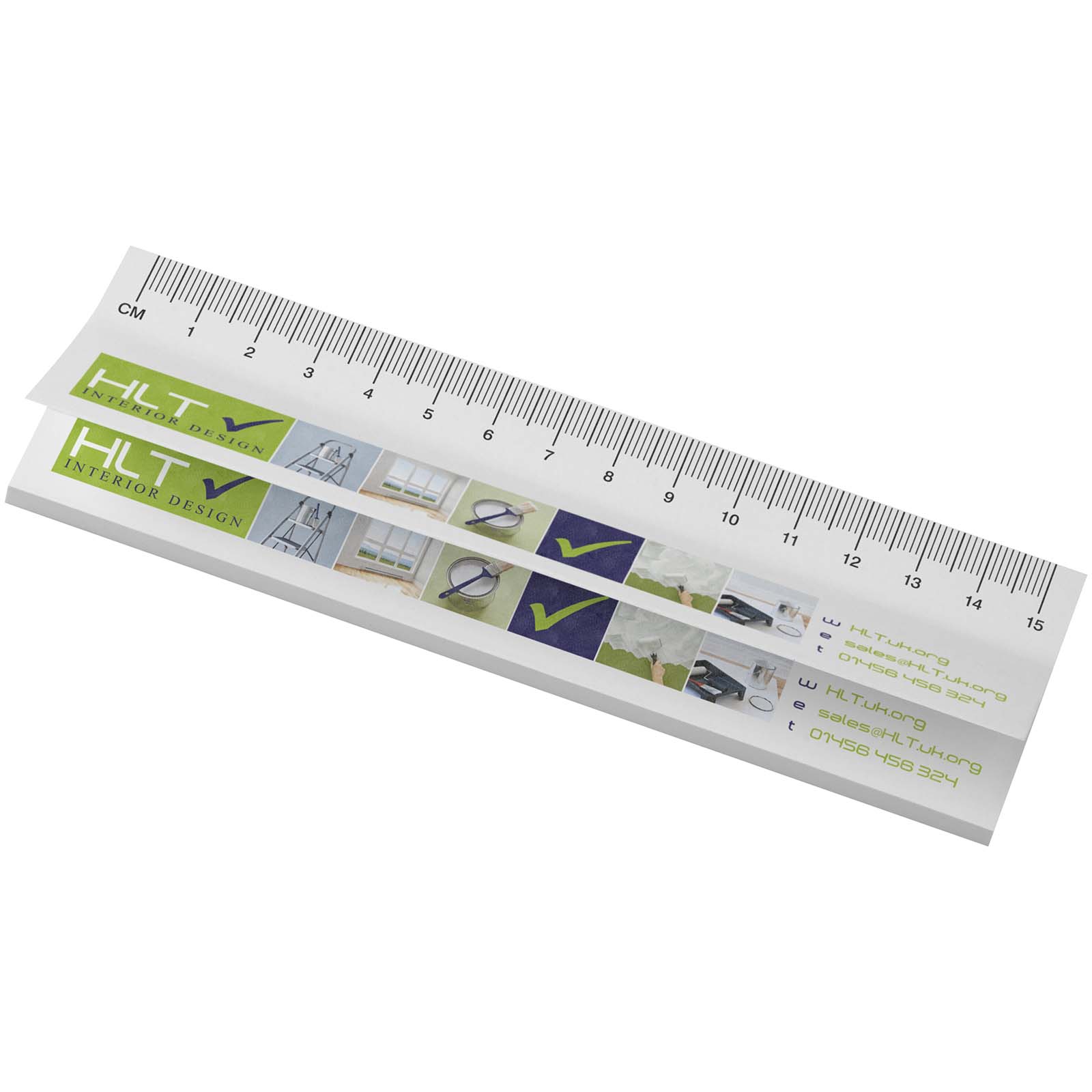 Sticky-Mate® samoprzylepne karteczki z recyklingu z nadrukowaną linijką P101278C PFC-21261-W