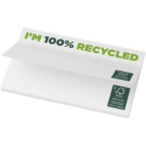 Karteczki samoprzylepne z recyklingu o wymiarach 127 x 75 mm Sticky-Mate® P074212C PFC-21288-W
