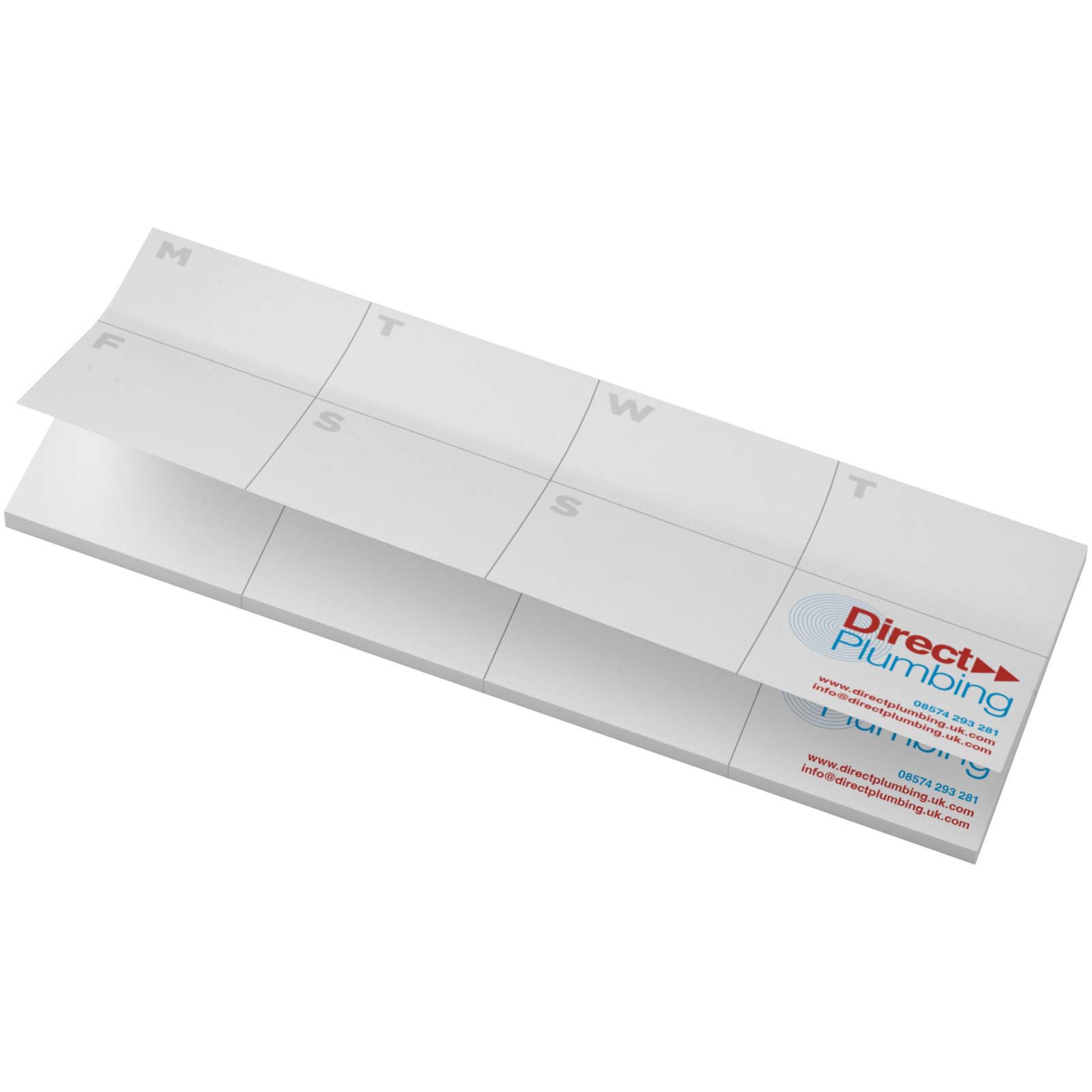 Sticky-Mate® samoprzylepne karteczki z recyklingu z wydrukowanym planerem P101280C PFC-21297-W