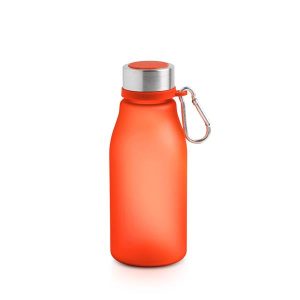 Matowa butelka RPET o pojemności 350 ml z karabińczykiem / Bijou P108825P PM-IP370718-W