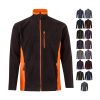 VL GERAS. Dwukolorowa kurtka polarowa (220 g/m²) z poliestru (100%) P095874S