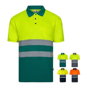 VL FORTUNA. Koszulka polo Bird-eye (140 g/m²) z krótkim rękawem, poliester (100%) P097326S ST-36141-W