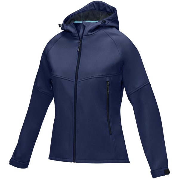 Damska kurtka softshell Coltan z materiałów z recyclingu z certyfikatem GRS P072850C granatowy