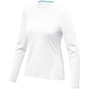 Damski T-shirt organiczny Ponoka z długim rękawem P070391C PFC-38019-W