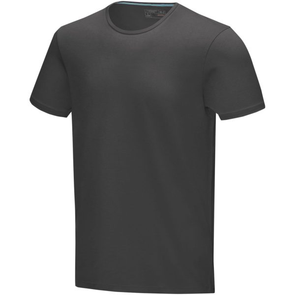 Balfour short sleeve men's organic t-shirt P070421C szary sztormowy