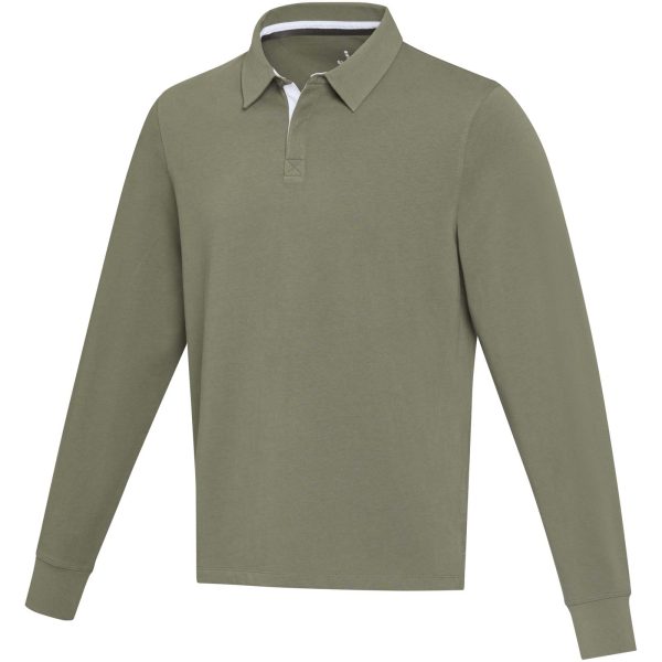 Clyde bluza polo do rugby unisex P098401C zielony