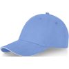 6-panelowa czapka baseballowa Darton P073387C jasnoniebieski