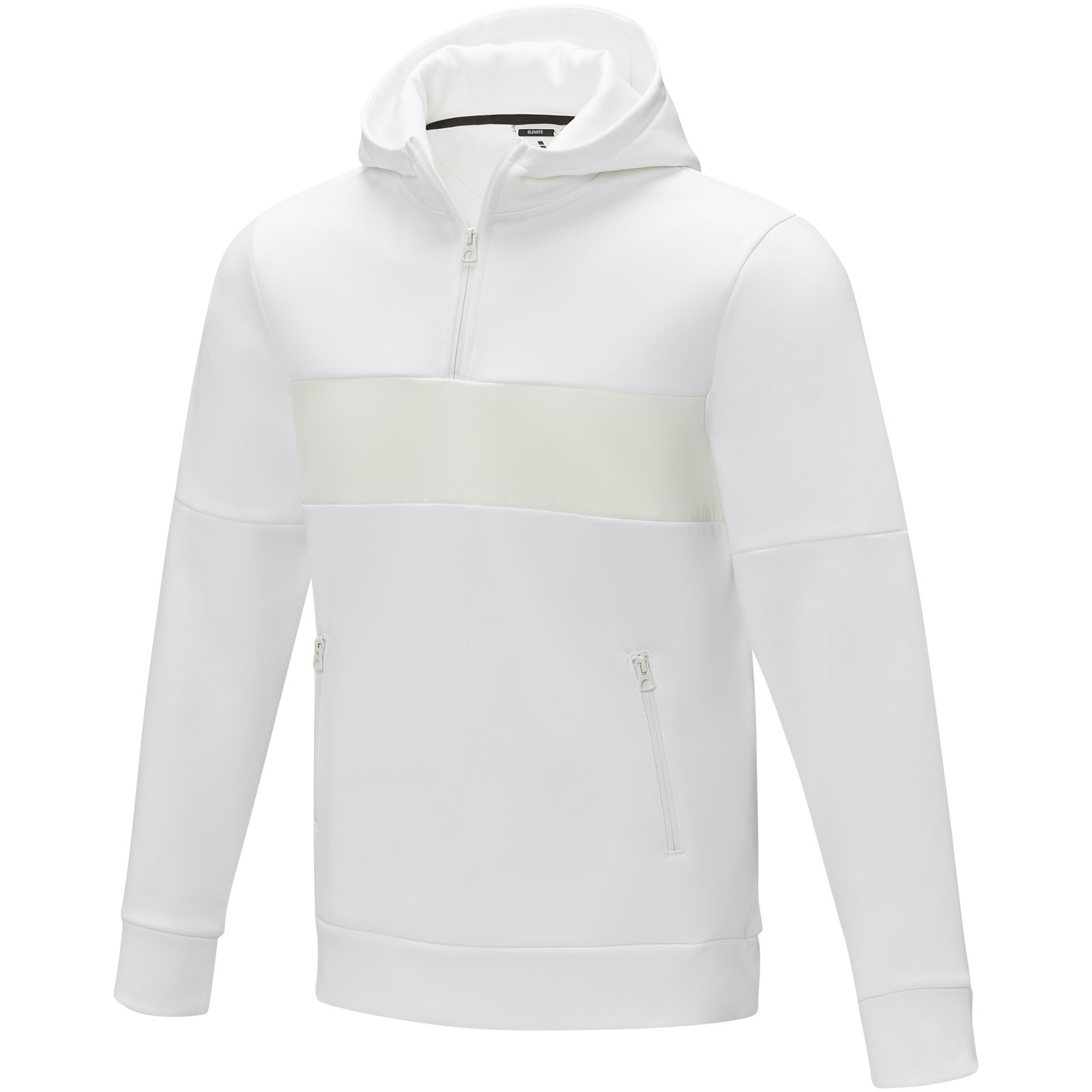 Sayan męska ciepła bluza z kapturem i zamkiem na pół długości P075551C PFC-39472-W
