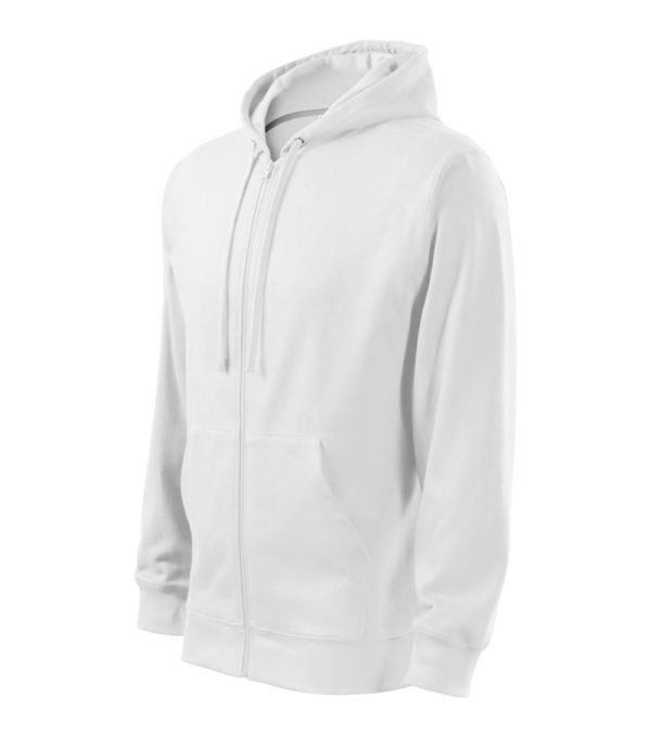 Bluza męska Trendy Zipper P023587F biały