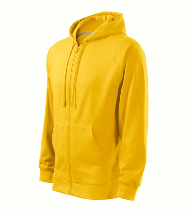 Bluza męska Trendy Zipper P023587F żółty