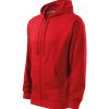 Bluza męska Trendy Zipper P023587F czerwony