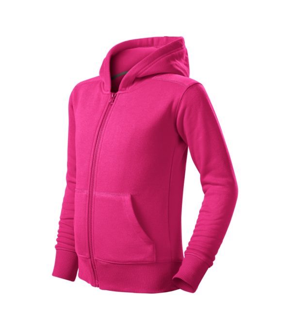 Bluza dziecięca Trendy Zipper P028503F czerwień purpurowa