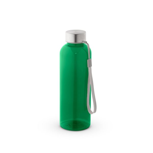 ENDERS M. Butelka PET z recyklingu (100% rPET) z błyszczącym, półprzezroczystym wykończeniem 600 ml P097418S zielony