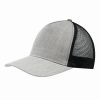 Czapka z daszkiem 5-panelowa CASUAL FIT P054411I czarny / szary