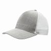 Czapka z daszkiem 5-panelowa CASUAL FIT P054411I biały / szary